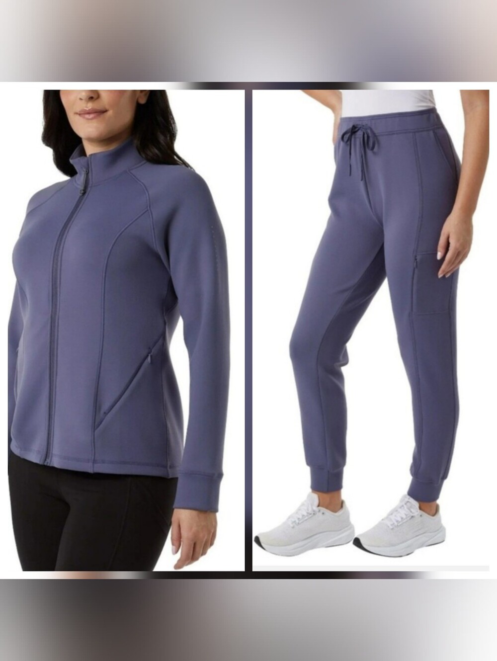 NEW! 32 Degree Heat Blue Full Zip Tech Jacket And Jogger Set Size S